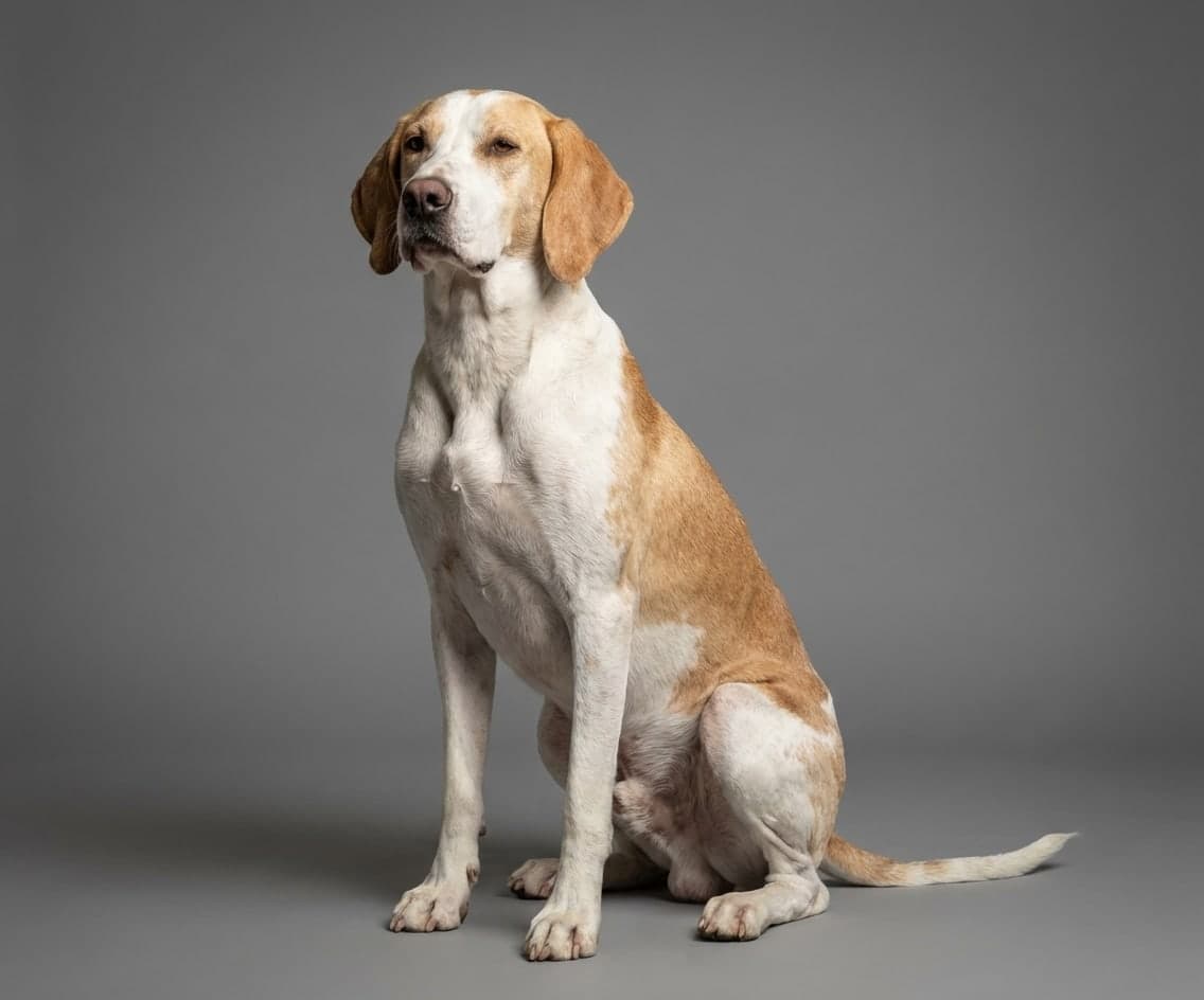 Chien Français Blanc et Orange dog