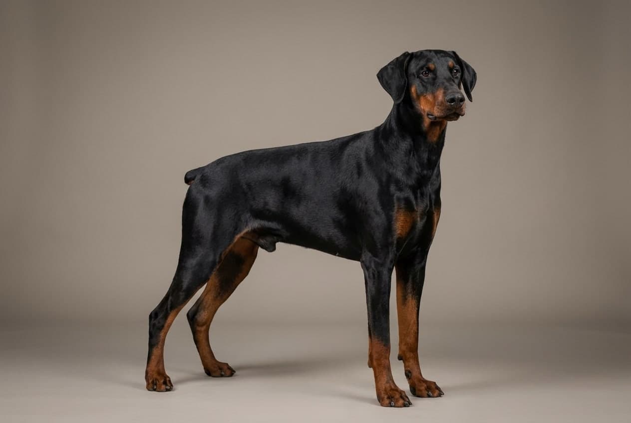 Doberman Pinscher dog