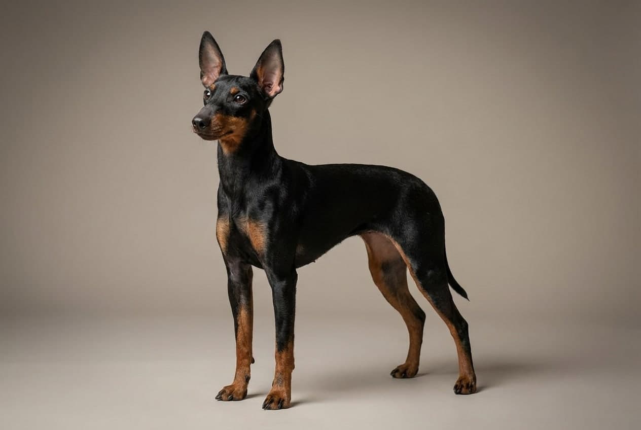English Toy Terrier (Black & Tan) dog