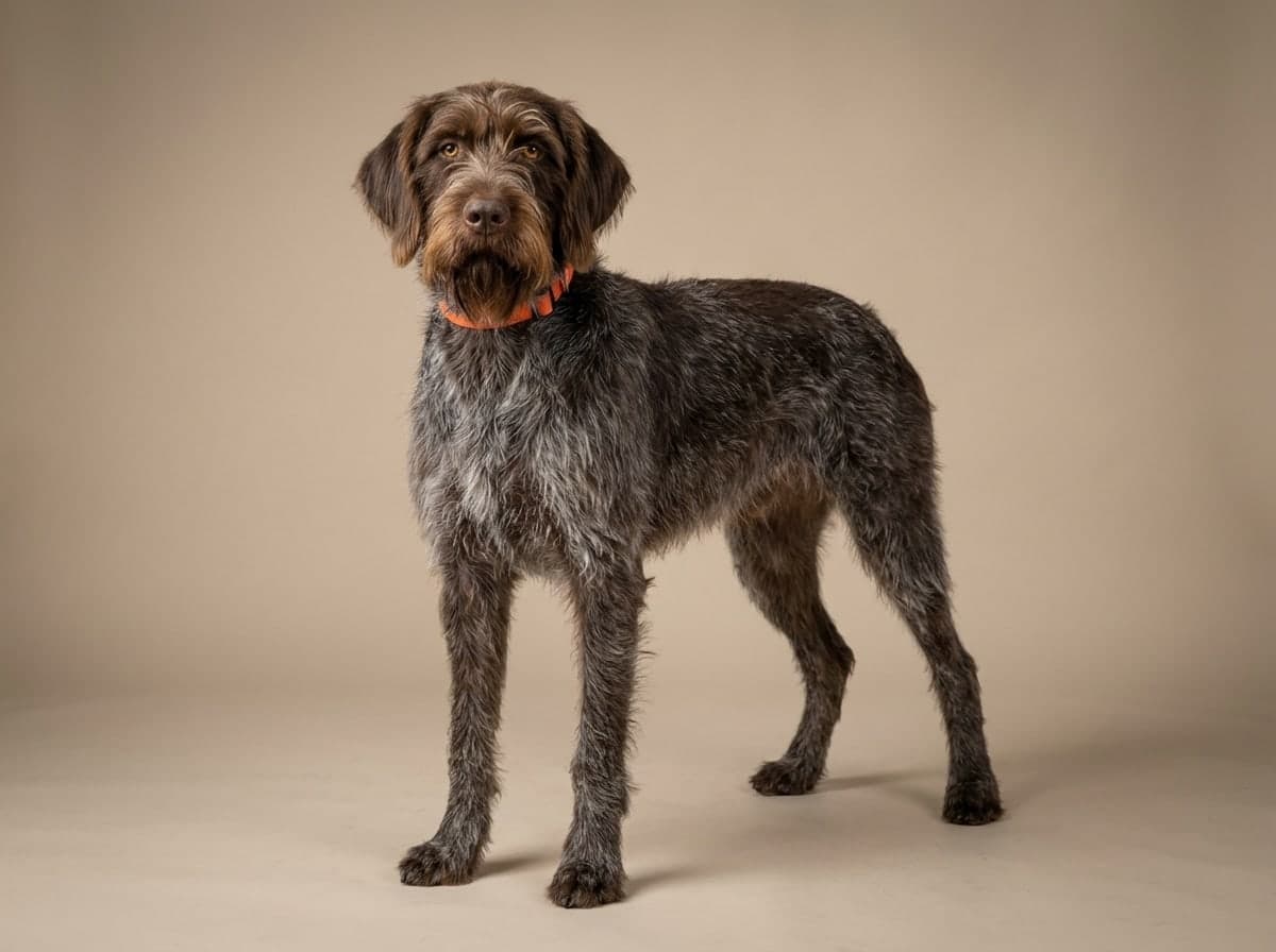 German Roughhaired Pointer dog