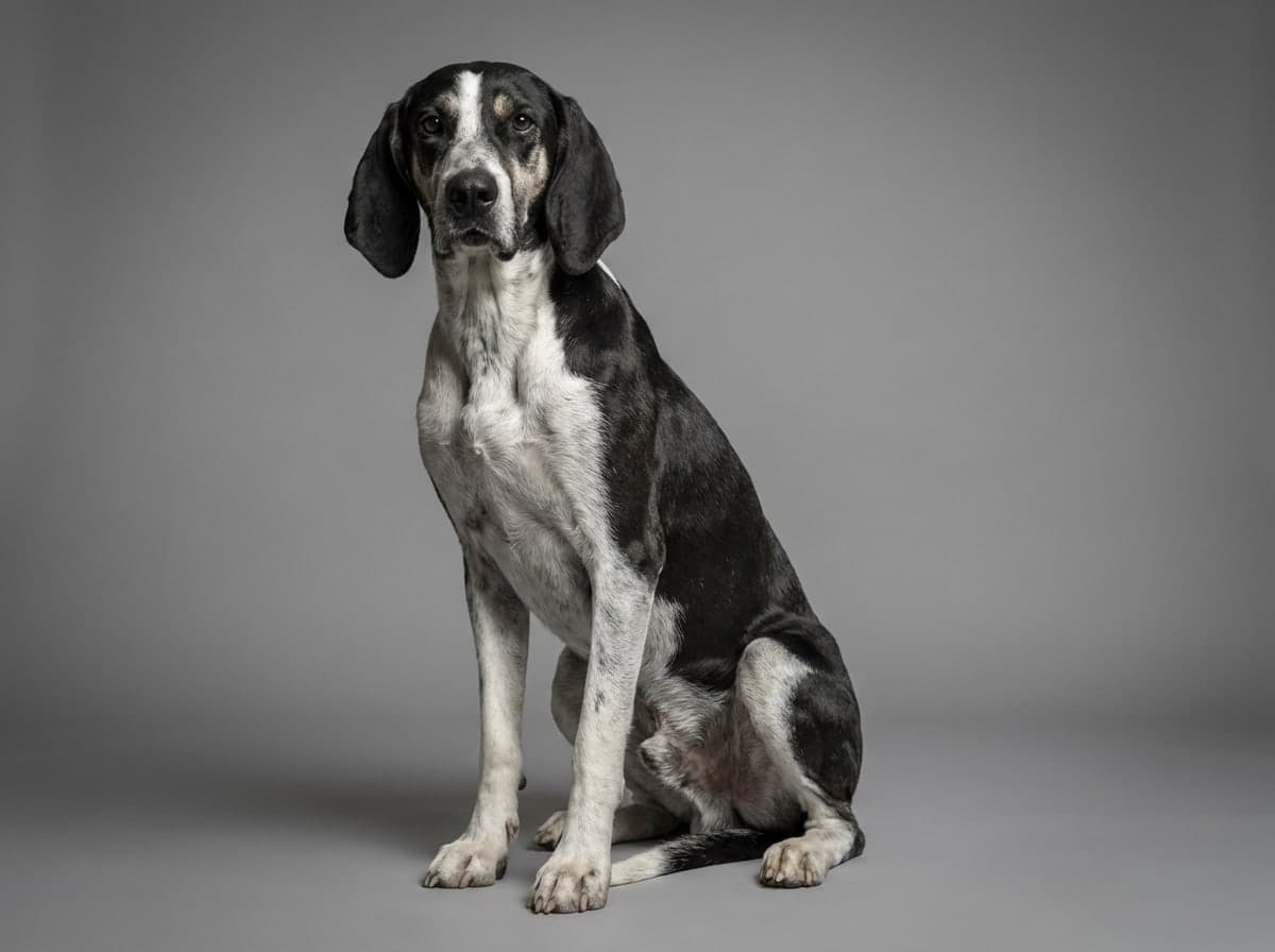 Grand Anglo-Français Blanc et Noir dog