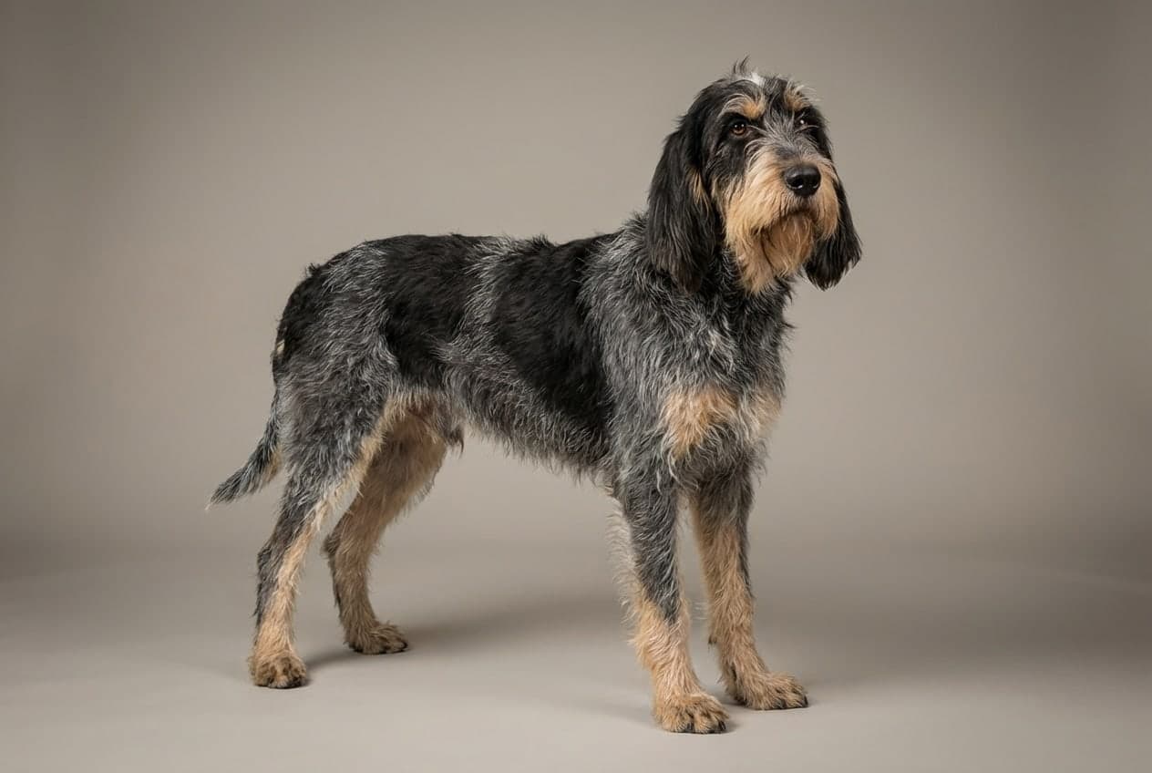 Griffon Bleu de Gascogne dog