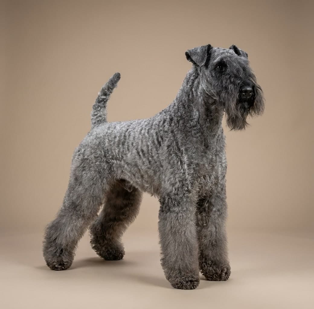 Kerry Blue Terrier dog