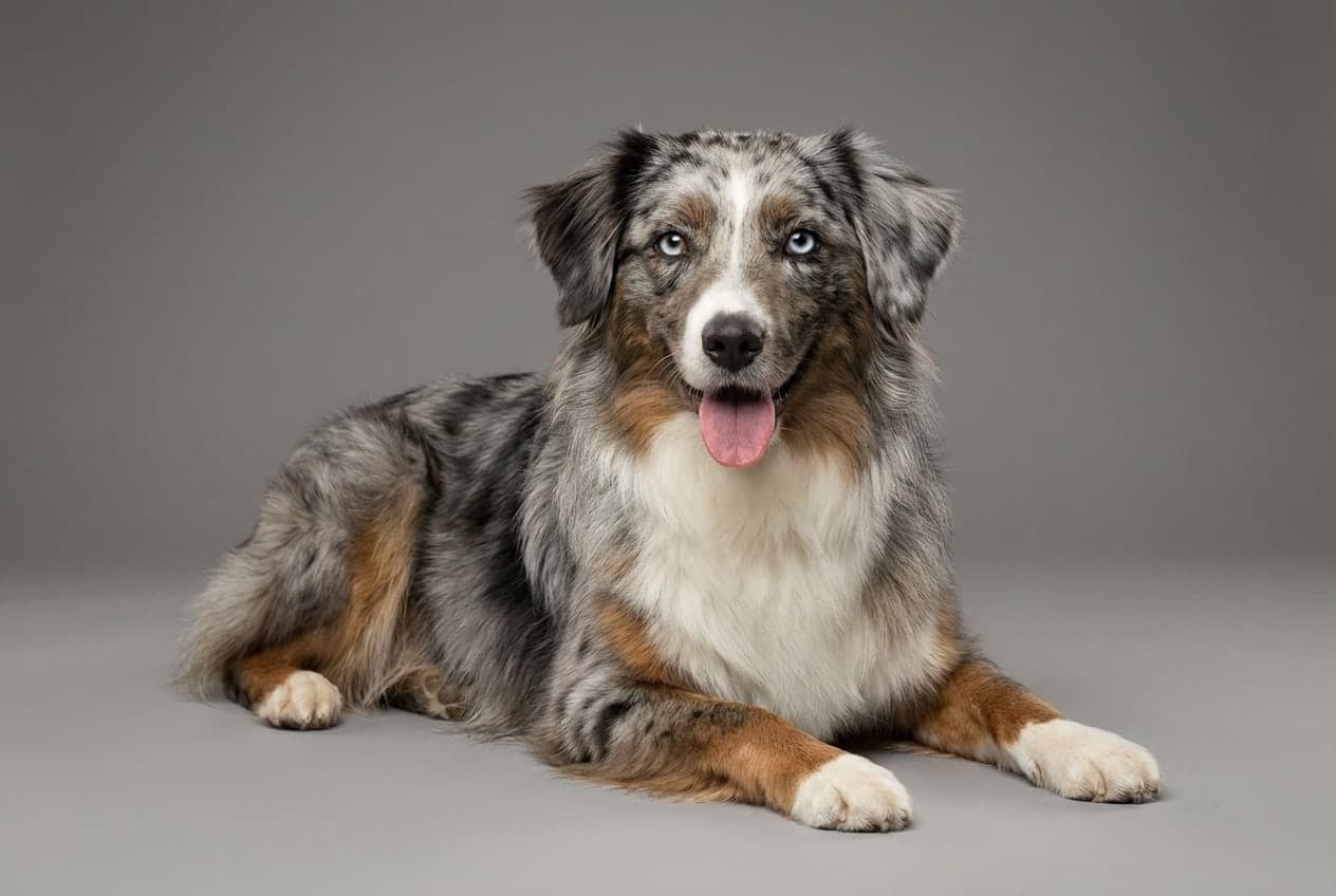 Miniature American Shepherd dog