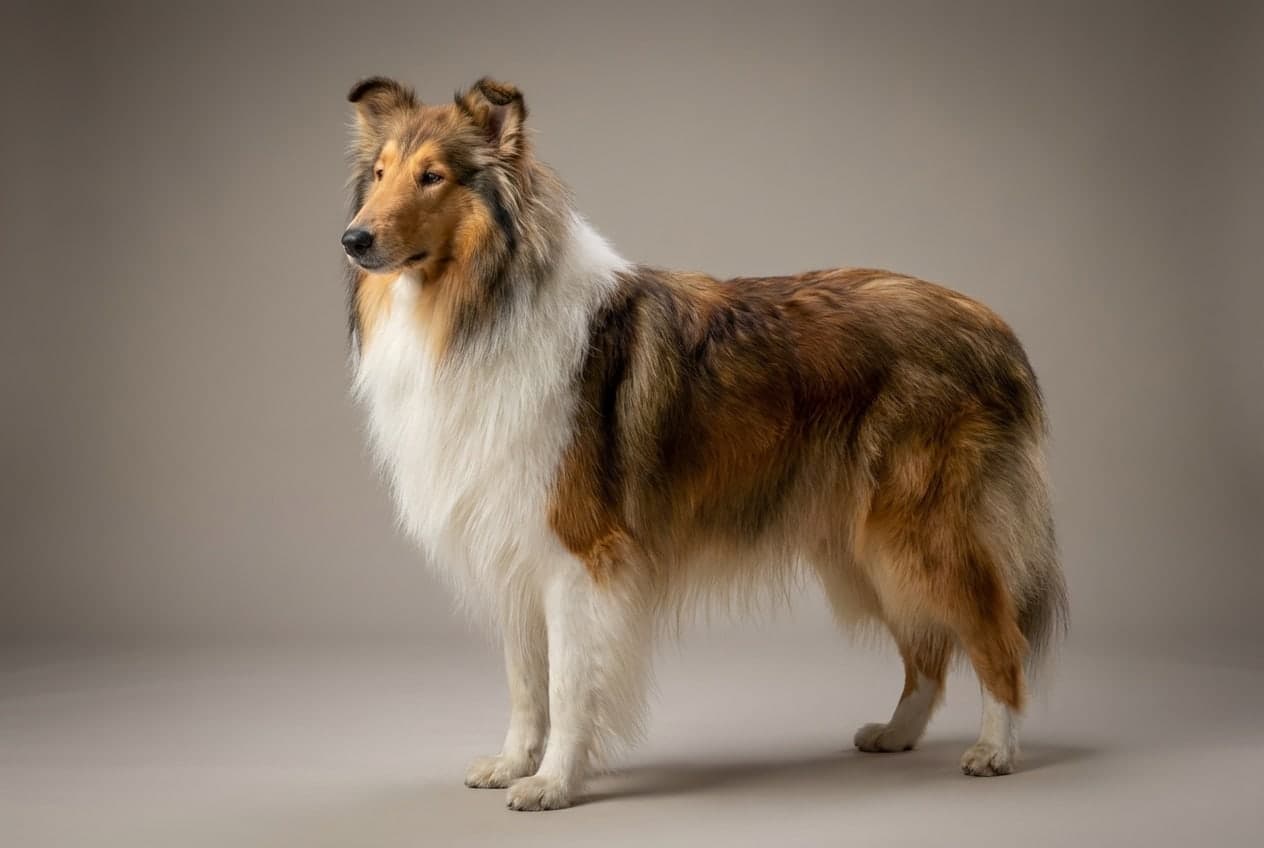 Rough Collie dog