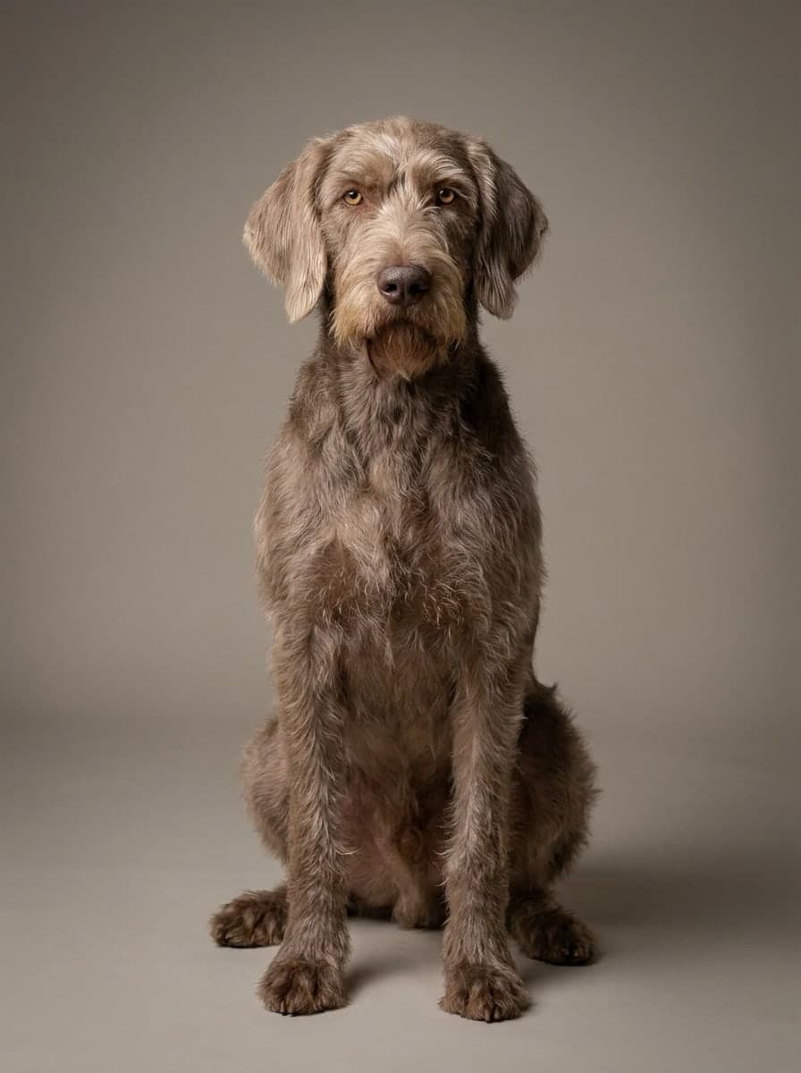 Slovak Rough-haired Pointer dog