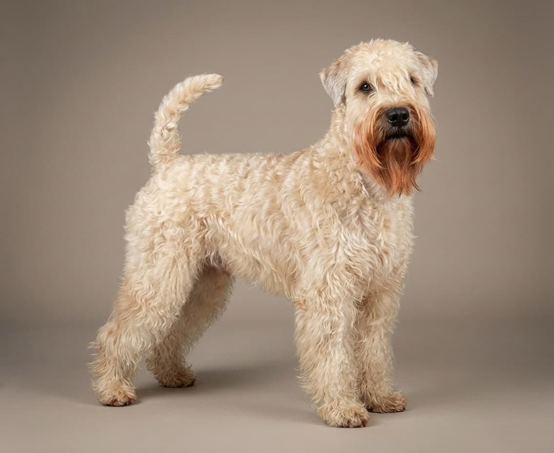 Soft Coated Wheaten Terrier dog