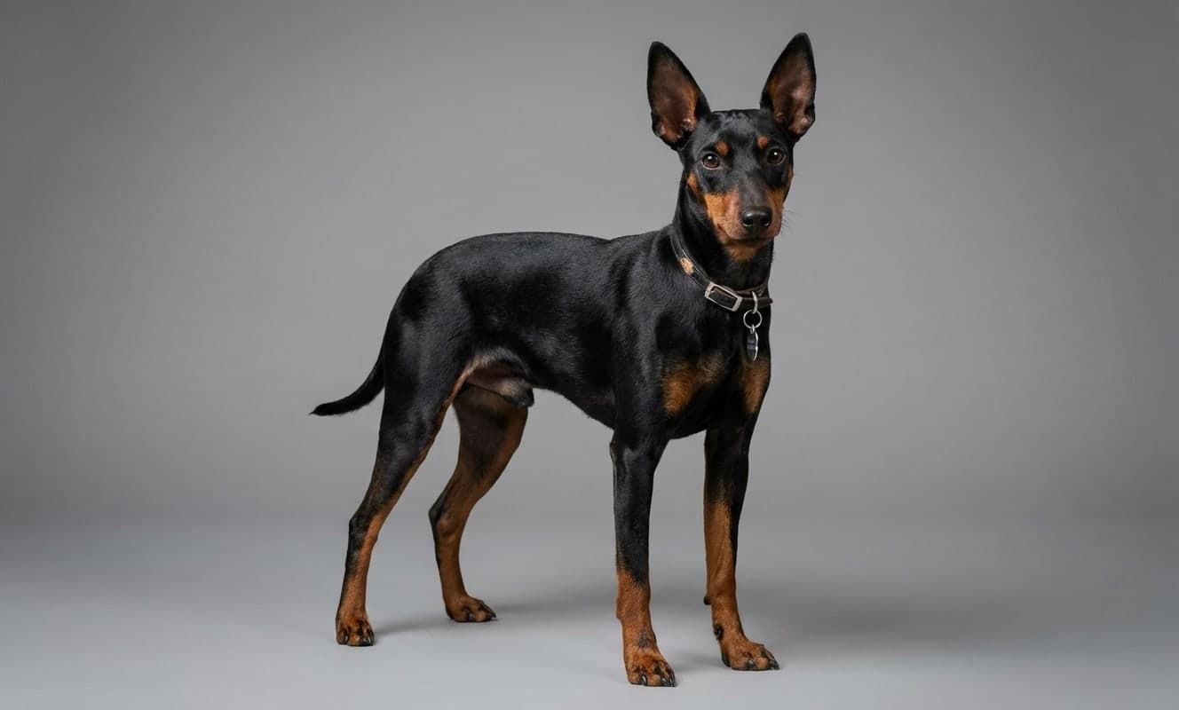 Toy Manchester Terrier dog